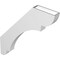 Ekena Millwork 3 1/2-in. W x 30-in. D x 36-in. H Olympic Architectural Grade PVC Knee Brace BRCP035X30X36OLY - alternate 3